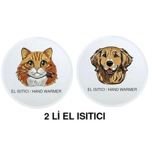 Sıa 2 Adet Kedi Ve Köpek Cep Sobası,El Isıtıcı,Sıcak Su Torbası Pvc 10X9,5Cm
