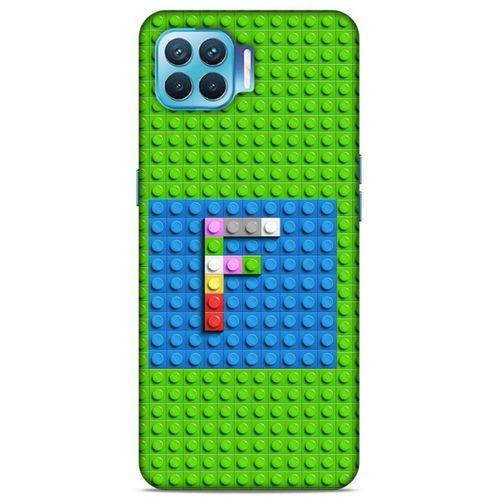 Lopard Oppo Reno 4 Lite Uyumlu Kılıf BloX (16) Kalın Kılıf F Harfi