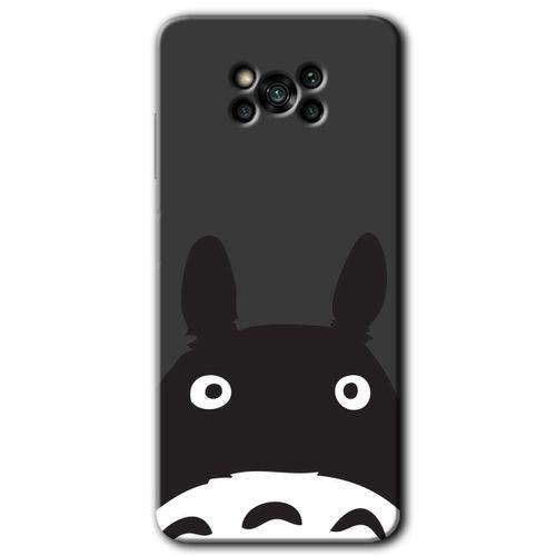 MRCİLETİSİM Poco x3 NFC Kılıf Baskılı Kapak - Şaşkın Eşek + 5D Tam Kaplayan Cam