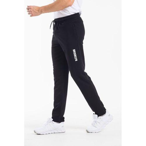 Süperlife Erkek Basic Regular Fit Brooklyn Baskılı İnce Eşofman Altı SPR22EA205
