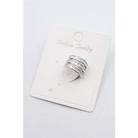 Taşlı Kıkırdak Küpe - Gümüş