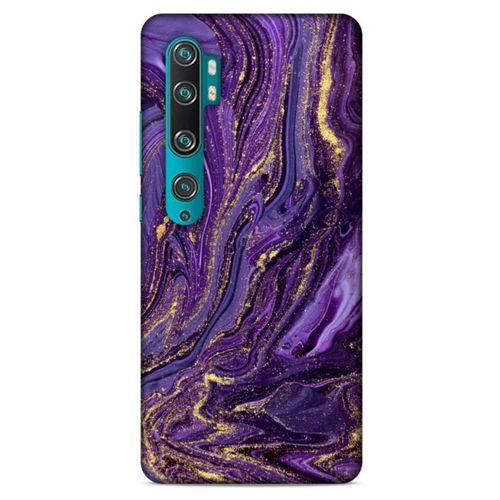 Xiaomi Mi Note 10 Pro Uyumlu Kılıf Mor Delisi (3) Kapak Kumlu