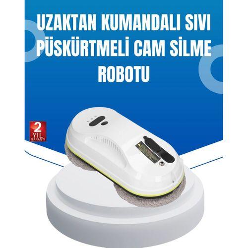Ups Destekli Düşmeye Karşı Korumalı Cam Temizleme Robotu