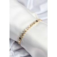 Pirinç VIP Seri Gold Renk Petek Model Kadın Bileklik