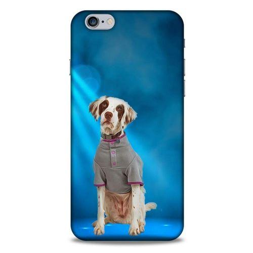 Apple Iphone 6S Plus Kılıf Köpek Kıyafetleri (40) Fit Silikon Kılıf Dalmaçyalı Tşirt