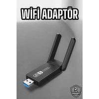 Wifi Alıcı Wifi Adaptörü Usb Girişli 3.0