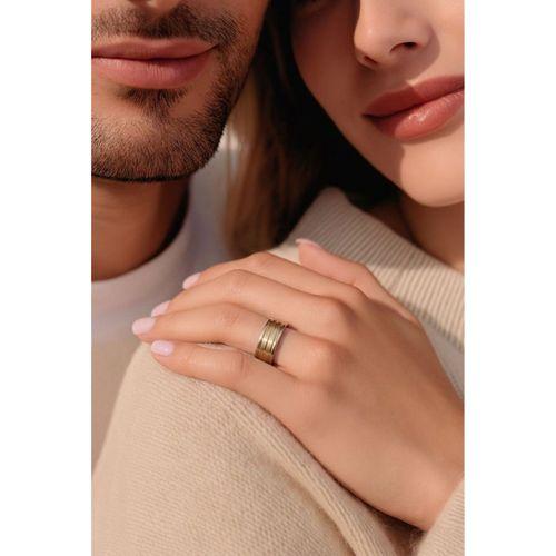 Çelik 21 Numara (İçi Dönüyor Sİtres Yüzüğü) Unısex Alyans Yüzük