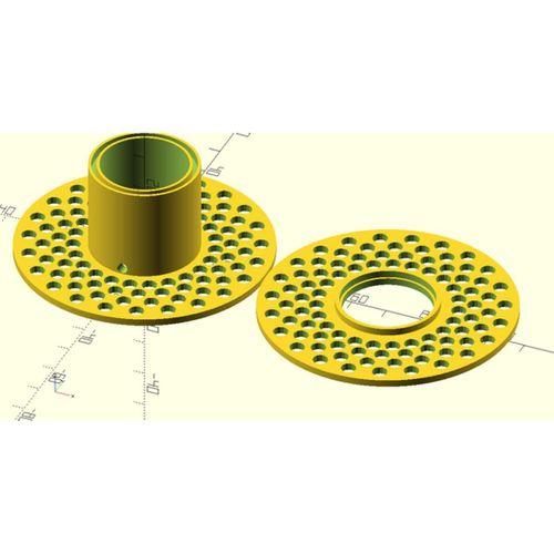 Özelleştirilebilir Kablo Makara Tutucu Kutu Dispenser (Remix) 3D Baskı (Bu ürün Sadece Plastik parçadır - Almadan Önce Soru Sorabilirsiniz)