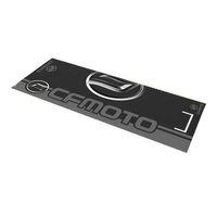 CF MOTO Cf Moto Uyumlu Gri Desenli 80 X 220 Cm Kaydırmaz Motosiklet Halısı