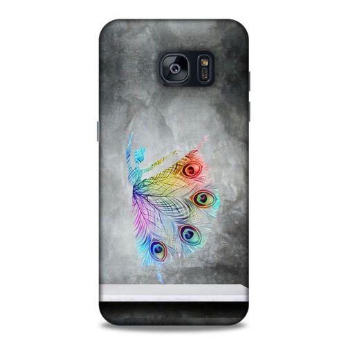 Samsung Galaxy S7 Edge Kılıf Desenli Özel Seri Tüyler (38) Neo Hybrid Kılıf