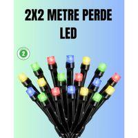 Su Geçirmez Pil Çalışan Led Perde Işık – İç Ve Dış Mekan