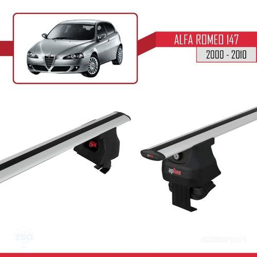 Alfa Romeo 147 2000-2010 Arası ile uyumlu ACE-4 Ara Atkı Tavan Barı GRİ