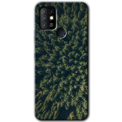 İnfinix Hot 10 Kılıf HD Desen Baskılı Arka Kapak - Çam Ağacı Ormanı