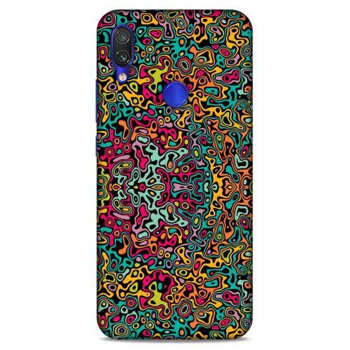 Lopard Xiaomi Redmi Note 7 Uyumlu Kılıf Soyut Sanat (30) Desenli Silicone Case