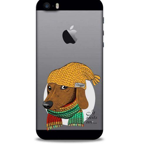 Zoologix (85) Apple iPhone SE Şeffaf Kılıf Silikon Desenli