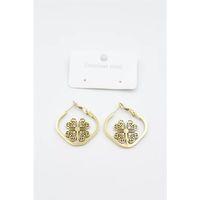 Çiçek Küpe - Altın