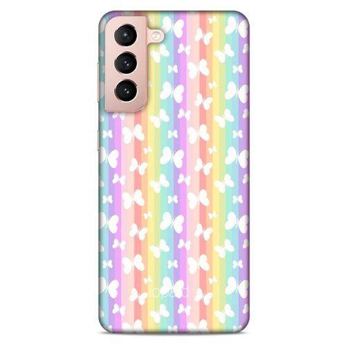 Lopard Samsung Galaxy S21 Uyumlu Kılıf Kelebek Etkisi (11) Tam Koruma