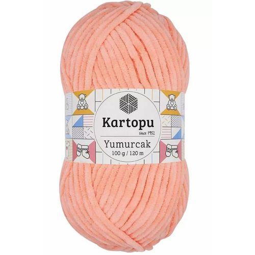 1 Adet Yumurcak Kadife El Örgü İpi Somon K218
