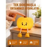 Silikon Pumpkin Night Light Telefon Tutuculu Led Lamba Yeni Nesil