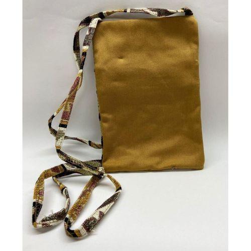 Otantik Desenli Fermuarlı Askılı Çanta Özel Dikim - GS302