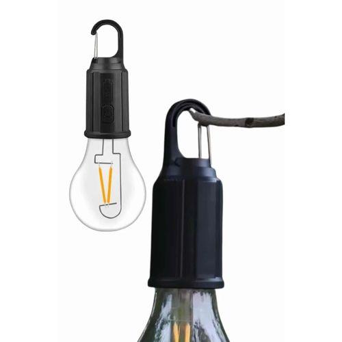 Taşınabilir Şarjlı Led Ampul Askılı Lamba Kamp Bahçe Lambası