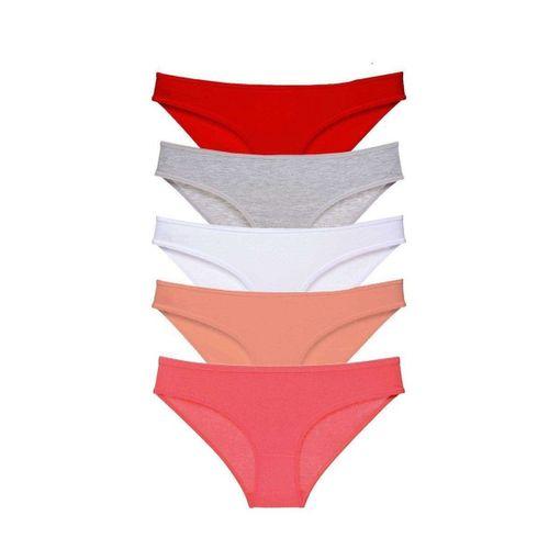 5 Adet Süper Eko Set Likralı Kadın Slip Külot 519 Mudanis