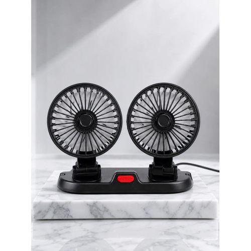 Araç Ve Ev Kullanımına Uygun Çift Başlıklı Masaüstü Vantilatör
