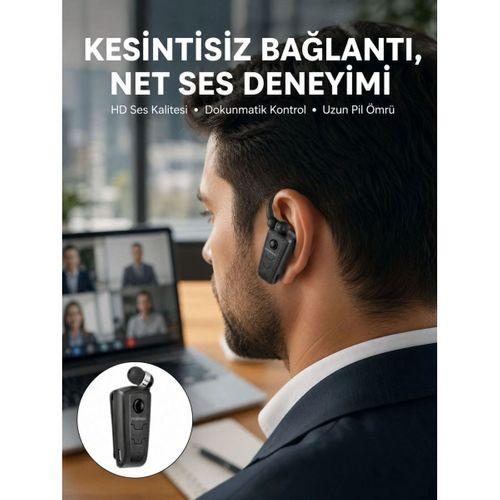 Mikrofonlu Makaralı Bluetooth Kulakiçi Kulaklık Android Ve İos Uyumlu Yeni Nesil