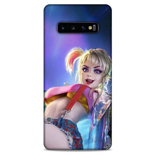 Samsung Galaxy S10 Plus Uyumlu Kılıf Harley Quinn (6) Silikon Kılıf Lacivert