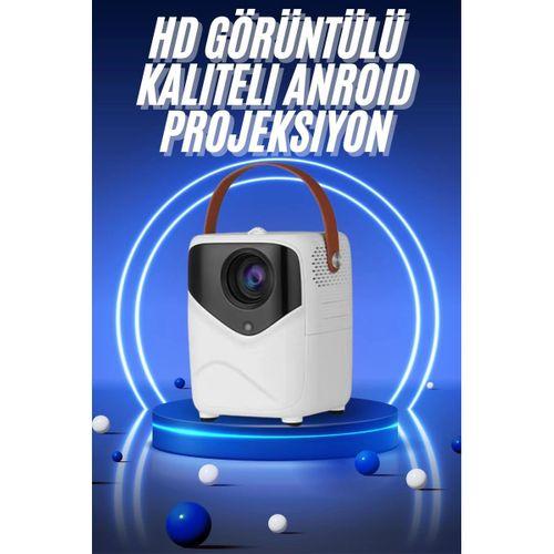 Hd Ayaklı Portatif Projeksiyon Cihazı Bluetooth Wifi Akıllı Android İşlemcili