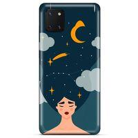Huawei Y5P Kılıf Depresyon (26) Tpu Silikon Kılıf Açık Kahverengi