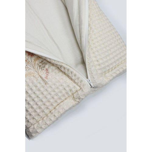 Bistyle Bistyle Fermuarlı Natural Life Pike Battaniye Girl 70113 Ekru
