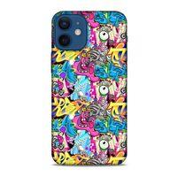 Graffitix (7) Desenli Silikon Kapak Apple iPhone 12 Mini Kılıf