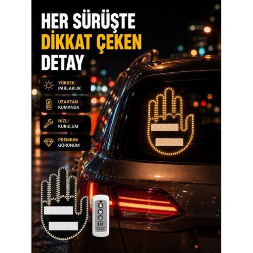 Uzaktan Kumandalı Led El Park Uyarı Cihazı Suya Dayanıklı Enerji Tasarruflu