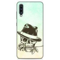 Lopard Samsung Galaxy A70s Uyumlu Kılıf Tattoo's (23) Ultra Koruma Kılıfı Çiçekli İskelet