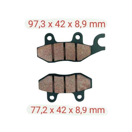 MONDİAL Mondial 151Rs Arka Fren Disk Balatası 9 Mm Çengelli F197