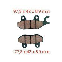MONDİAL Mondial 151Rs Arka Fren Disk Balatası 9 Mm Çengelli F197