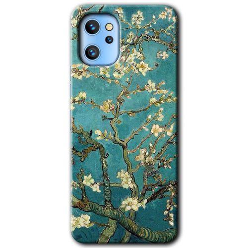 Reeder S19 Max Pro Kılıf HD Desen Baskılı Arka Kapak - Almond Blossom