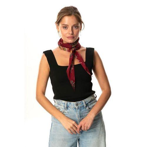 Vual Fular Mimoza Bordo 6230