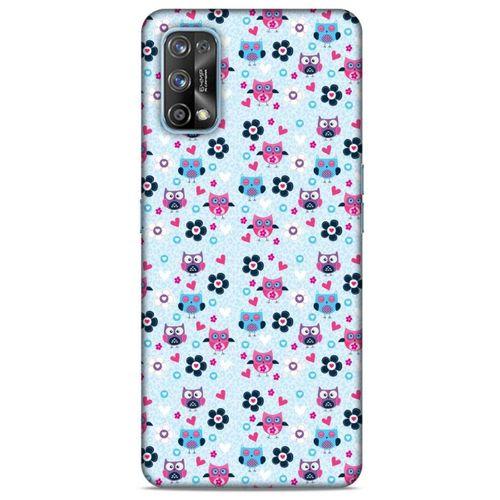 Baykuşlar (4) Desenli Silikon Kapak Telefon Kabı Oppo Realme 7 Pro Kılıf