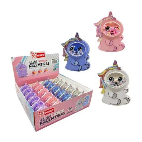 Pastel Kalemtraş Köpük Boncuklu Unicorn Mk-4040 - 2 adet