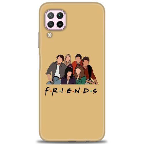Huawei P40 Lite Kılıf HD Baskılı Kılıf - Friends + Tam Ekran Koruyucu