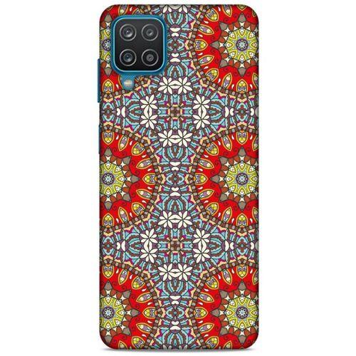 Lopard Samsung Galaxy A12 Uyumlu Kılıf Ethnic Culture (6) Silikon Kılıf