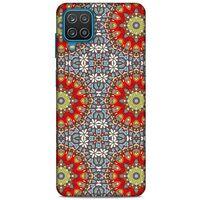 Lopard Samsung Galaxy A12 Uyumlu Kılıf Ethnic Culture (6) Silikon Kılıf