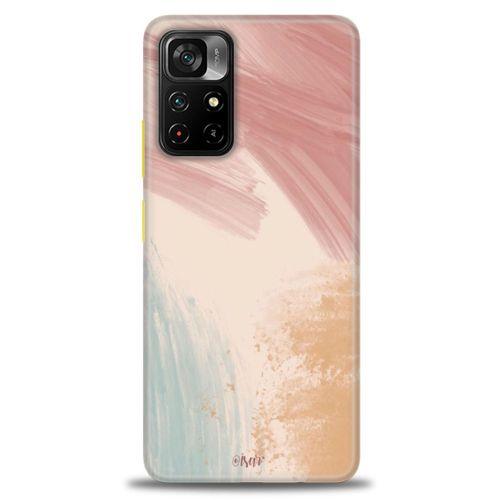 Xiaomi Poco M4 Pro 5G Kılıf HD Baskılı Kılıf - Soft Renkler + Tam Ekran Koruyucu