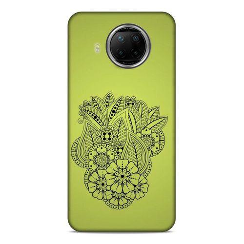 Lopard Xiaomi Redmi Note 9 Pro 5G Uyumlu Kılıf Tattoo's (40) Fit Silikon Kılıf Çiçek Dövmesi