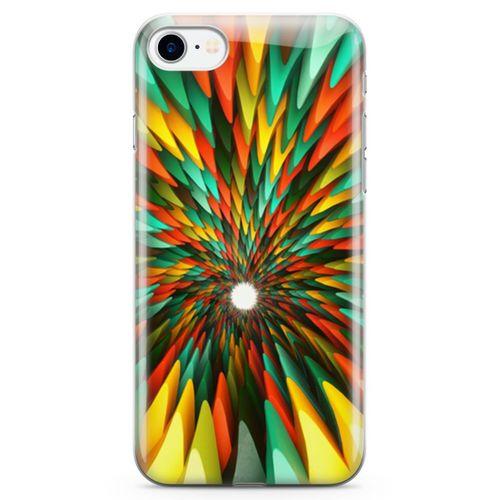 Apple iPhone 8 Kılıf Derin Kuyu Arka Kapak Koruma Desenli Full Koruyucu