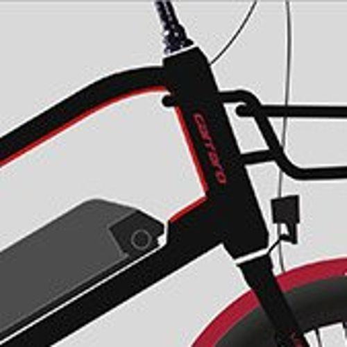 Carraro Elorry 2.1 Elektrikli Kargo Bisikleti Siyah-Sarı-Gri