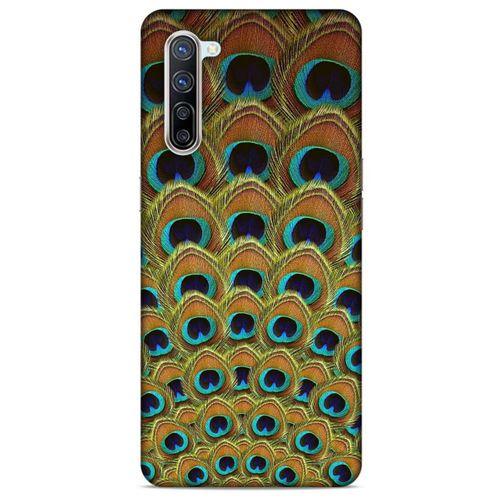 Oppo Reno 3 Pro 5g Kılıf Desenli Özel Seri Tüyler (4) Koruma Kılıfı