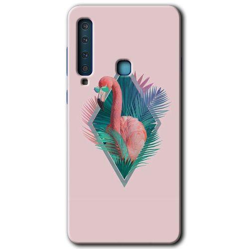 Samsung Galaxy A9 2018 Kılıf HD Desen Baskılı Arka Kapak - Flamingo